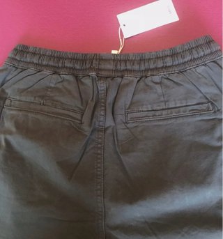 Pantalón Jogger Mango Gris Talla S
