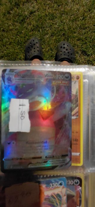 Carta Pokémon Serperior V. El precio en foto