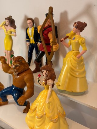Figuras La Bella y la Bestia Disney
