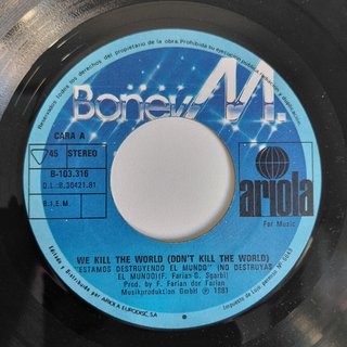 Vinilo Boney M. - Estamos destruyendo el Mundo
