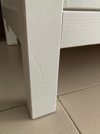 Mueble TV IKEA HEMNES Blanco y Madera