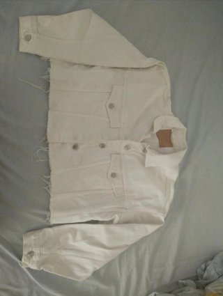 Cazadora Vaquera Blanca