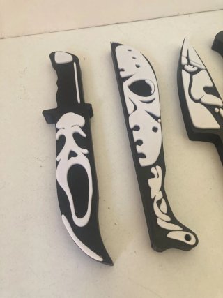 4 Decorações de Halloween Personagens de Terror