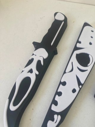 4 Decorações de Halloween Personagens de Terror