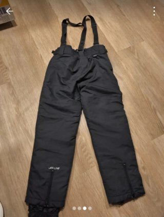 Pantalón de Esquí Negro con Tirantes