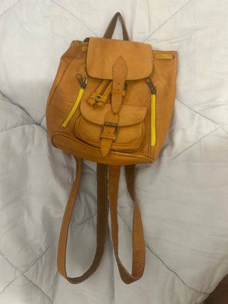 Mochila Vintage Color Camel
