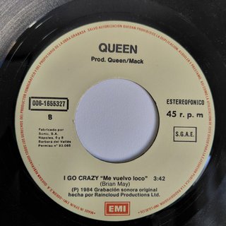 Vinilo Queen - Radio Ga Ga 7 1984
