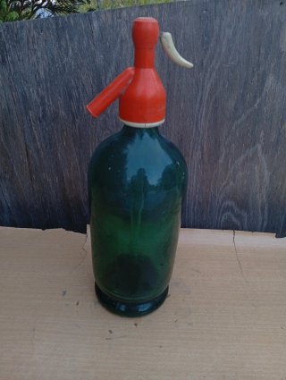 Sifón de Cristal Verde