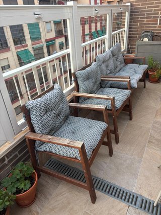 Set de Muebles de Terraza de Madera