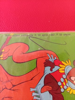 Fumetti "Gli Albi di Topolino" 1967.