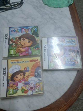 Lote 3 Juegos Nintendo DS Dora