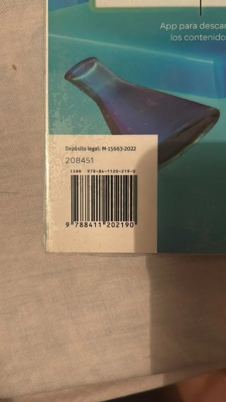 Libro de texto de 1 bachillerato Física y Química