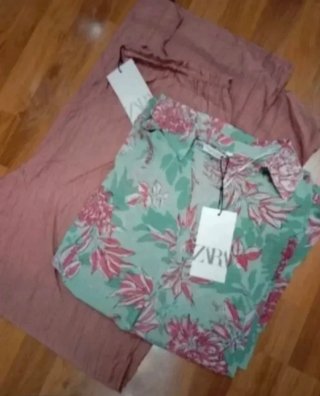 Conjunto Zara estampado