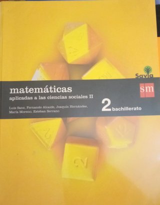 Matemáticas aplicadas a las ciencias sociales II