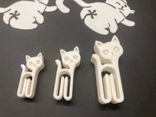Conjunto de 6 Molas em forma de Gato