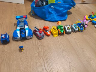 Pack Patrulla Canina + Coche Policía grande transf