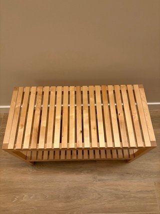 Banco Zapatero Ikea de Madera