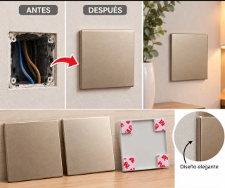 Set de 4 Embellecedores de Pared