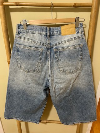 Bermuda Vaquera Pull & Bear Azul