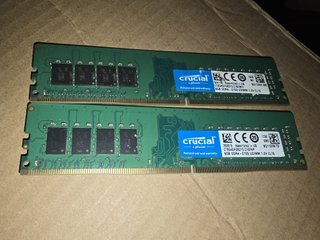 2x Crucial 4GB DDR4 2133MHz Módulos RAM Total 8GB