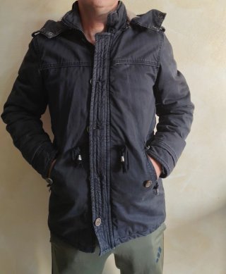 Parka uomo blu
