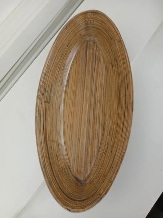 Fruteira de Bambu Ovalada