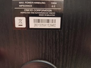 ONKYO Subwoofer 130watios woofer 8 pulgadas