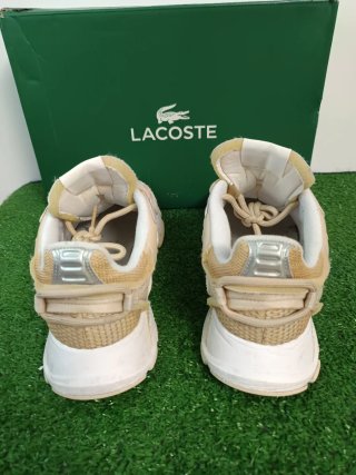 Zapatillas Lacoste Beige y Blanco Talla 43