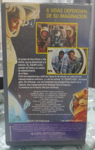 VHS S.O.S. Equipo Azul (SpaceCamp)