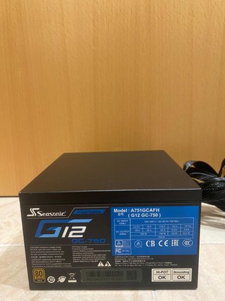 FUENTE ALIMENTACION SEASONIC GC 750W 80 PLUS GOLD