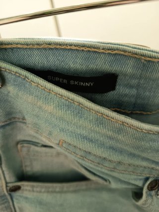 Pantalón skinny LEFTIES azul Talla 40