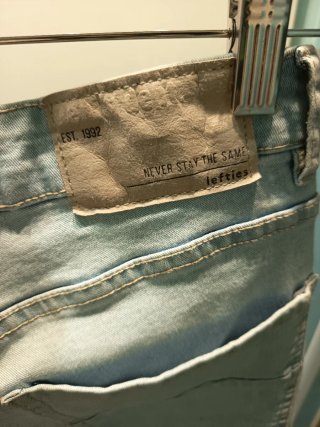 Pantalón skinny LEFTIES azul Talla 40