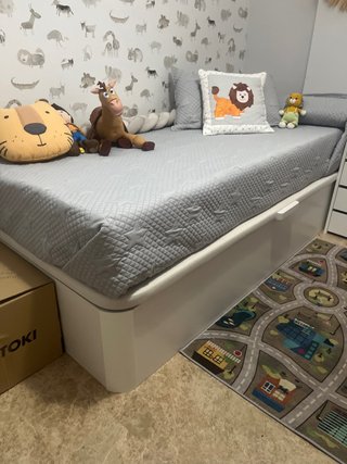 Canapé Abatible Blanco+ regalo mesita de noche