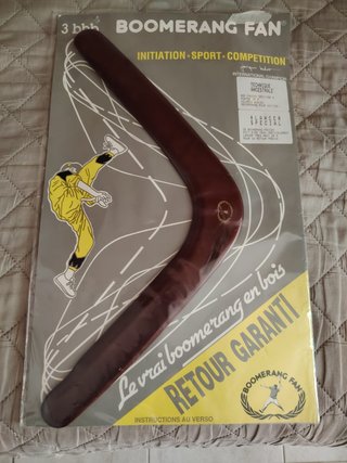 Boomerang in legno marchio 3bbb
