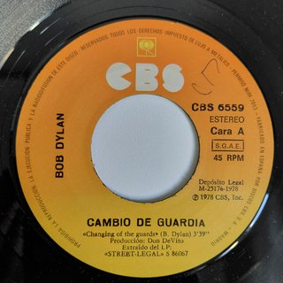 Vinilo Bob Dylan - Cambio de Guardia