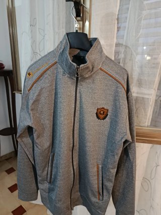 Tuta sportiva uomo grigio melange