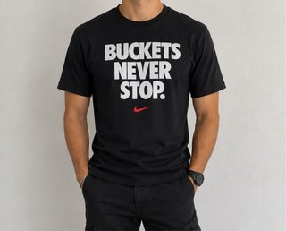 Camiseta Nike negra Talla S