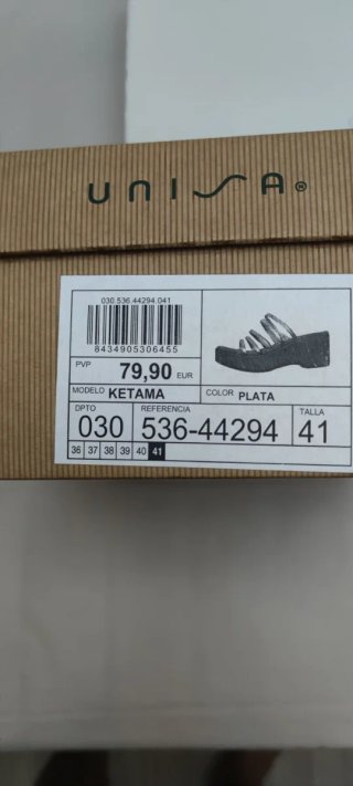 Sandalias Plataforma Tiras Plateadas