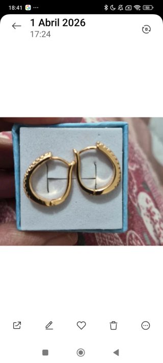 Pendientes Vintage Chapados en Oro