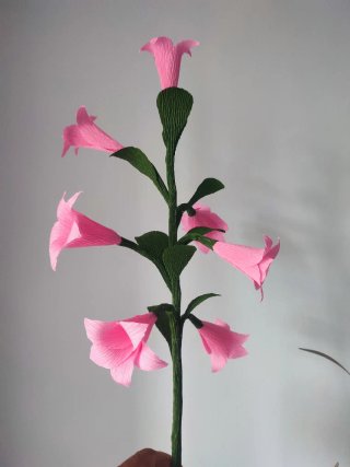 Se hacen Flores de papel Crepé de todos los colore