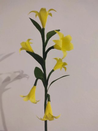 Se hacen Flores de papel Crepé de todos los colore