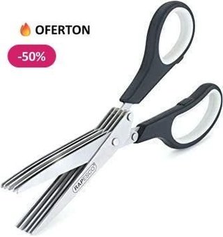 Tijeras de 5 hojas Cortar Hierbas/ Triturar Pape