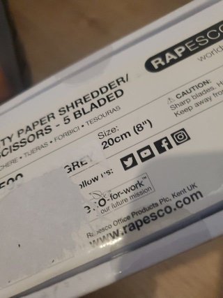 Tijeras de 5 hojas Cortar Hierbas/ Triturar Pape