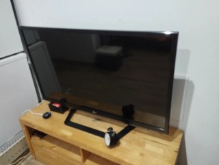 LG 50 TV Negra