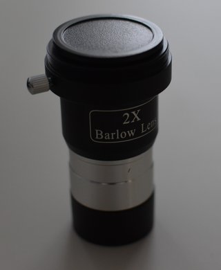 Oculares Super de 10mm y 25mm y lente de Barlow 2x