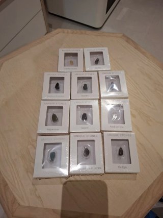 ×11  unique stone ,Colgantes de Piedras Naturales