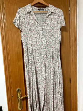 Vestido Blanco Estampados florales