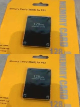 2 Tarjetas Memoria PS2 128MB