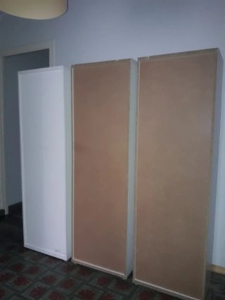 3 Módulos Estantería Besta Ikea Blanca