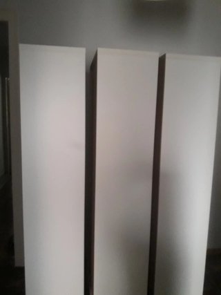 3 Módulos Estantería Besta Ikea Blanca